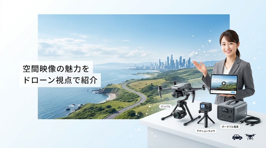何が凄い？｜素晴らしい空間映像を生み出すドローンカメラの魅力